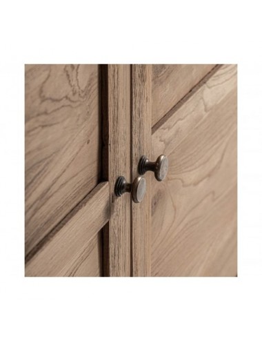Vitrina Helmond Madera Recuperada 122x46x226 Estilo Rústico - 5