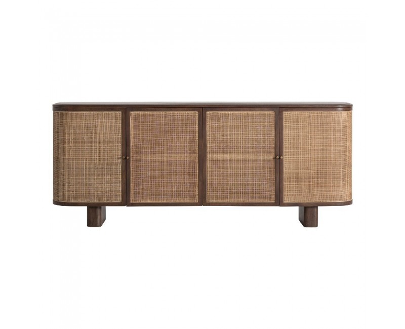 Aparador Gondorf Madera De Mango 210x40x85 Estilo Nórdico - 1