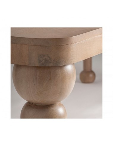 Mesa Comedor Bocksberg Madera De Mango 250x120x75 Estilo Contemporáneo - 5