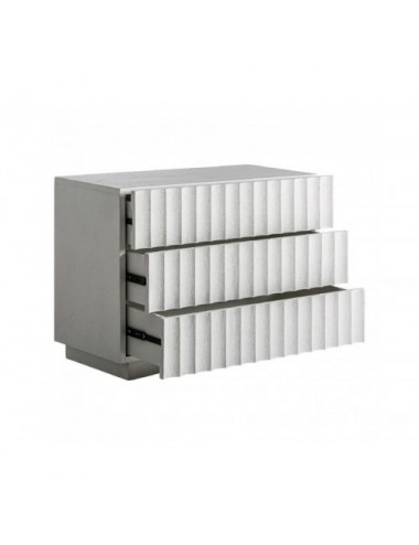 Cómoda Saundby Madera De Mango 110x50x81 Estilo Contemporáneo - 3