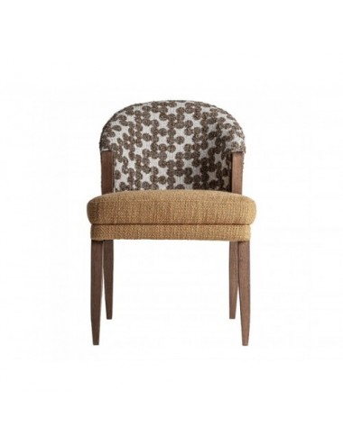 Silla Kalesha Madera De Caucho 56x68x85 Estilo Clásico - 1