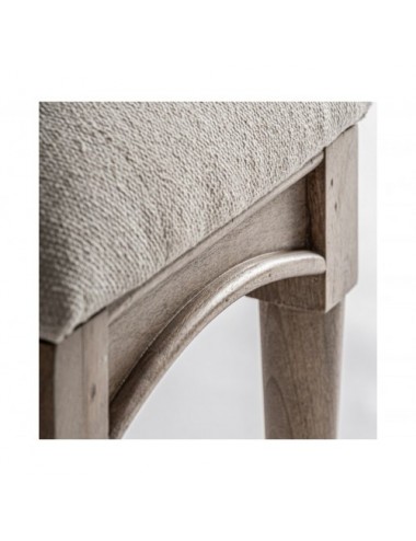 Banco Verac Madera De Mango 130x40x45 Estilo Clásico - 4