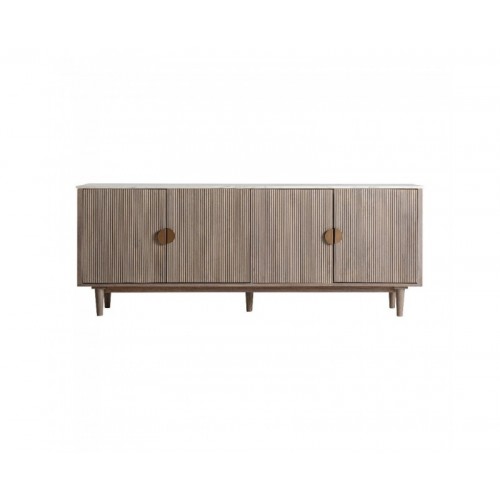 Aparador Zerf Madera De Mango 200x45x76 Estilo Contemporáneo - 1