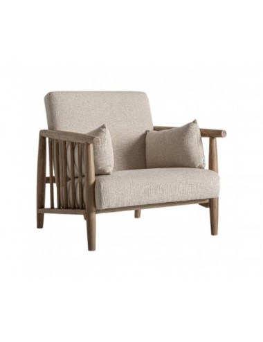 Sillón Grebin Madera Abedul 84x90x84 Estilo Contemporáneo - 1