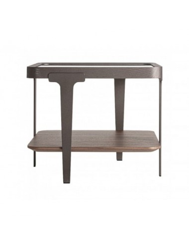 Mesa Auxiliar Gehofen Madera De Fresno 60x60x50 Estilo Contemporáneo - 1