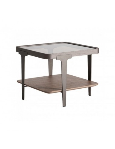 Mesa Auxiliar Gehofen Madera De Fresno 60x60x50 Estilo Contemporáneo - 1