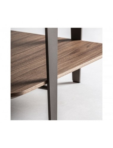 Mesa De Centro Gehofen Madera De Fresno 100x100x40 Estilo Contemporáneo - 4