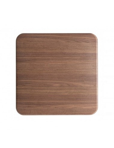 Mesa De Centro Kexby Chapa De Nogal 80x80x38 Estilo Contemporáneo - 4