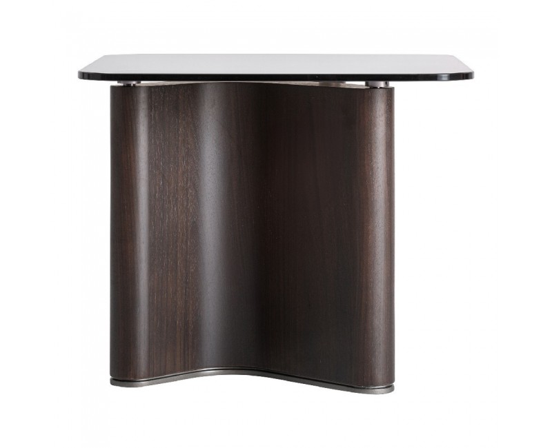 Mesa Auxiliar Bransby Madera De Fresno 60x60x50 Estilo Contemporáneo - 1