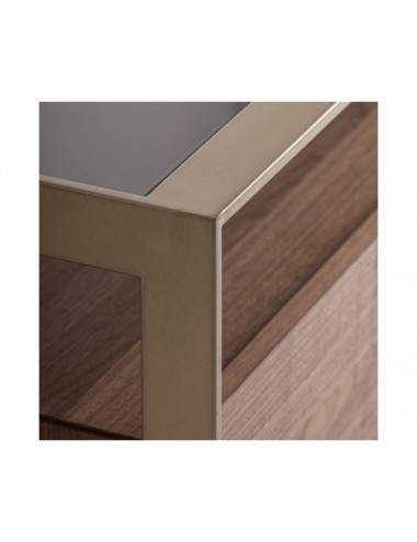 Mueble Tv Aisby Madera De Fresno 200x45x58,5 Estilo Contemporáneo - 3