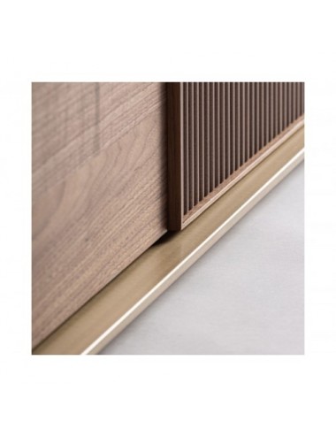 Mueble Tv Aisby Madera De Fresno 200x45x58,5 Estilo Contemporáneo - 6