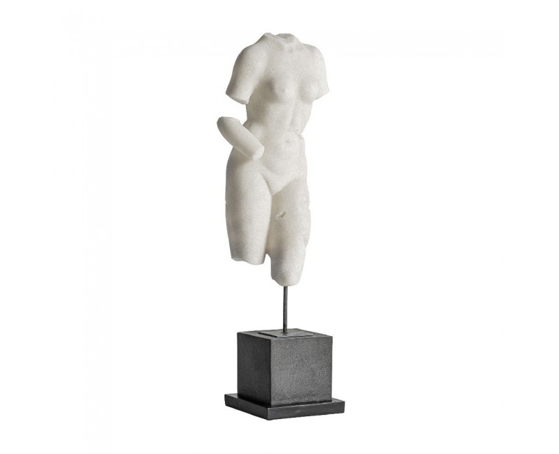 Busto Letha Resina 27x22x76 Estilo Contemporáneo - 1