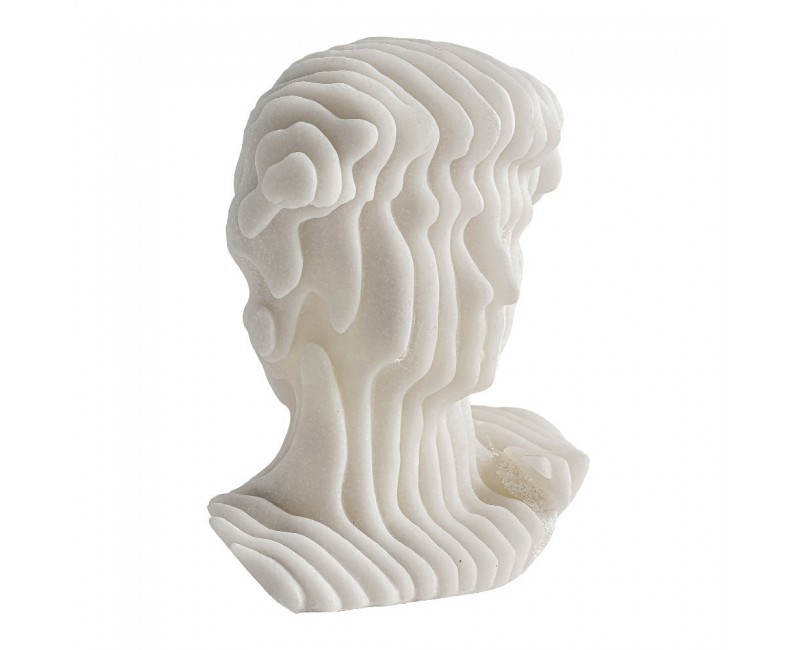 Busto Nicole Resina 20x20x30,5 Estilo Contemporáneo - 1