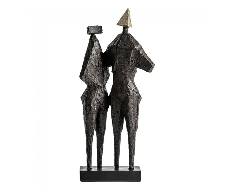 Figura Decorativa Vanny Resina 21x12,5x49 Estilo Contemporáneo - 1