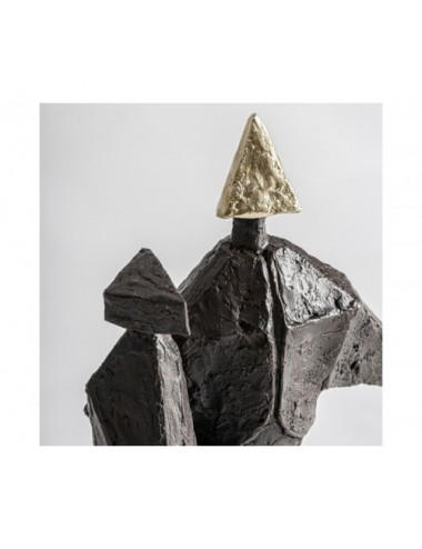 Figura Decorativa Vanny Resina 21x12,5x49 Estilo Contemporáneo - 1