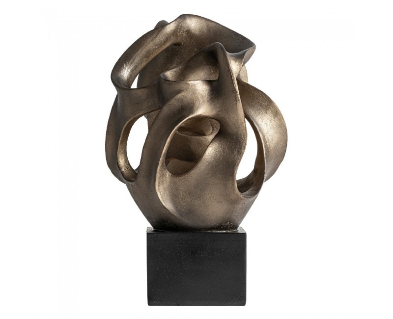 Figura Decorativa Urania Resina 23,5x26x40 Estilo Contemporáneo - 1