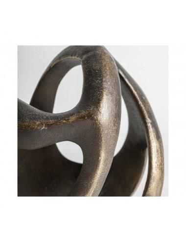 Figura Decorativa Tiara Resina 22x23x34 Estilo Contemporáneo - 1