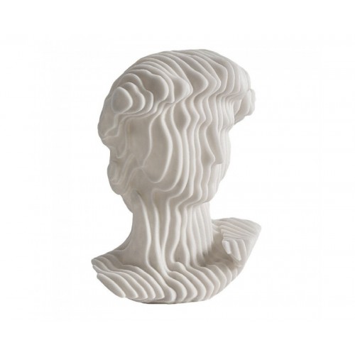 Busto Maya Resina 40x35x57 Estilo Contemporáneo - 1