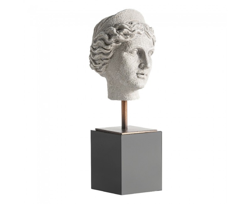 Figura Decorativa Helena Resina 12x11x24 Estilo Contemporáneo - 1