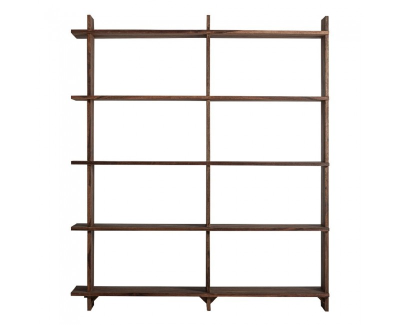 Estante Modular Brutalist Madera De Sal 200x45x230 Estilo Contemporáneo - 1