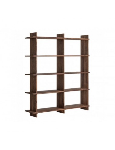 Estante Modular Brutalist Madera De Sal 200x45x230 Estilo Contemporáneo - 1