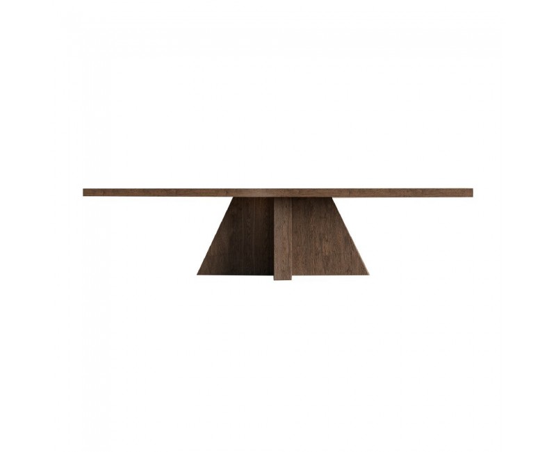 Mesa Comedor Brutalist Madera De Sal 320x110x76 Estilo Contemporáneo - 1