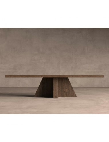Mesa Comedor Brutalist Madera De Sal 320x110x76 Estilo Contemporáneo - 3