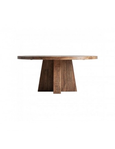 Mesa Comedor Brutalist Madera De Sal 170x170x76 Estilo Contemporáneo - 1