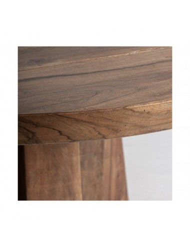 Mesa Comedor Brutalist Madera De Sal 170x170x76 Estilo Contemporáneo - 3