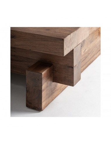 Mesa De Centro Brutalist Madera De Sal 150x100x37 Estilo Contemporáneo - 5