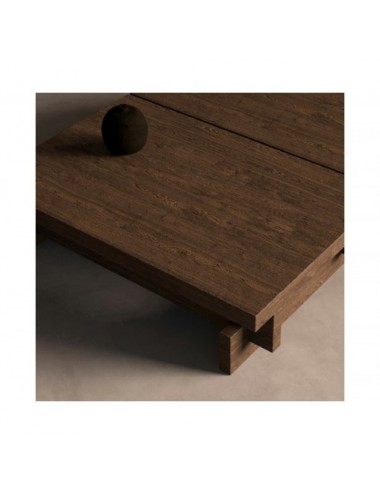 Mesa De Centro Brutalist Madera De Sal 150x100x37 Estilo Contemporáneo - 7