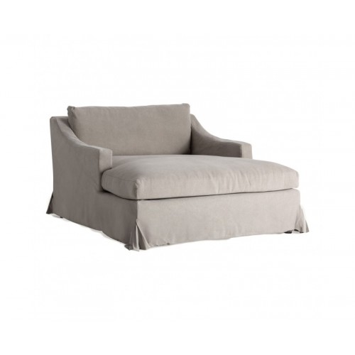 Chaise Longue Arsac Lino 130x172x90 Estilo Contemporáneo - 1
