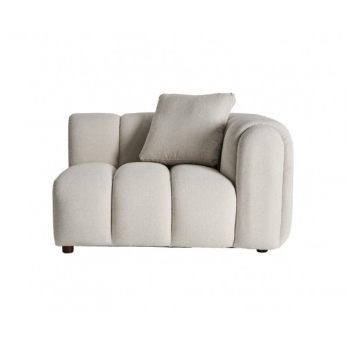 Módulo Sofá Esquinero Dortan Poliéster 125x105x88 Estilo Contemporáneo - 1