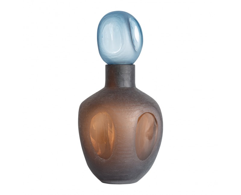 Jarrón Mei Vidrio 21,5x21,5x43 Estilo Contemporáneo - 1