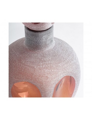 Jarrón Yaeko Vidrio 21,5x21,5x43 Estilo Contemporáneo - 3