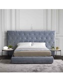 Cama IVONNE ROYAL con técnica capitonné aro curvo H30 Conte Italia - 1