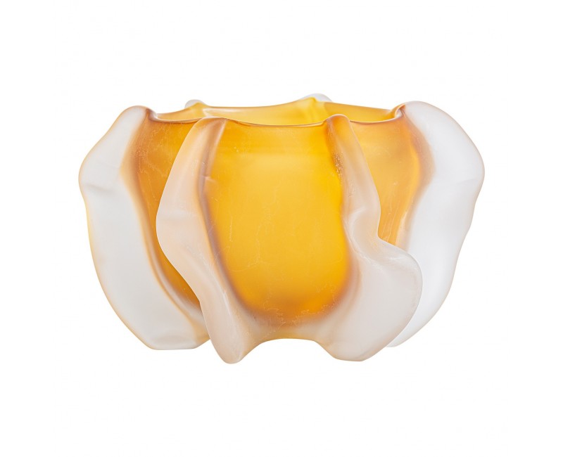 Jarrón Mizuki Vidrio 30x30x17,5 Estilo Contemporáneo - 1