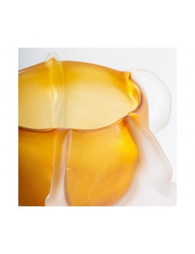 Jarrón Mizuki Vidrio 30x30x17,5 Estilo Contemporáneo - 1