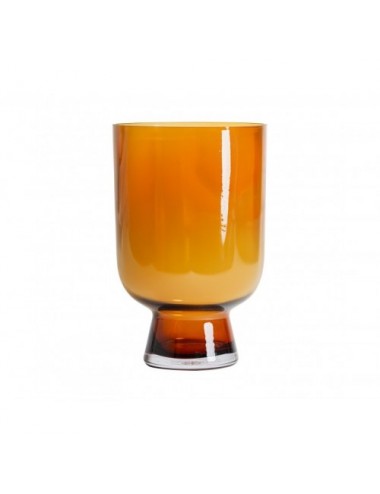 Jarrón Yuka Vidrio 26,5x26,5x42 Estilo Contemporáneo - 1