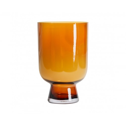 Jarrón Yuka Vidrio 26,5x26,5x42 Estilo Contemporáneo - 1