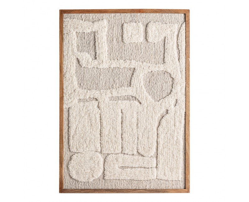 Cuadro Triton Algodón 76x4x107 Estilo Contemporáneo - 1