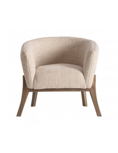 Sillón Liermo Yute 76x79x73 Estilo Contemporáneo - 1