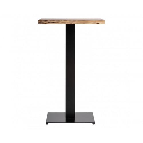 Mesa Bar Stow Madera De Mango 65x65x105 Estilo Industrial - 1