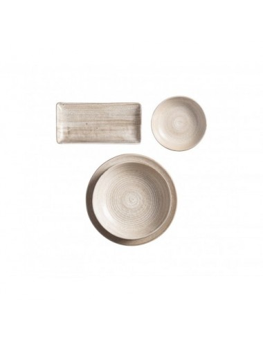 Plato Murcey Porcelana 25,5x12,5x2 Estilo Art Deco - 3