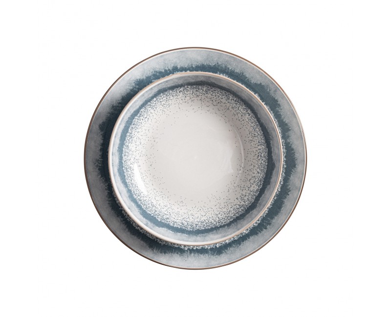 Vajilla Chambrey J 18 Porcelana 27x27x3 20x20x5 19x19x2 Estilo Art Deco - 1