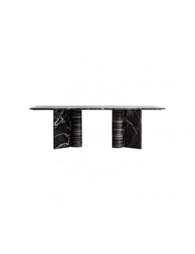 Mesa Comedor Gautby Mármol 240x120x75 Estilo Contemporáneo - 1