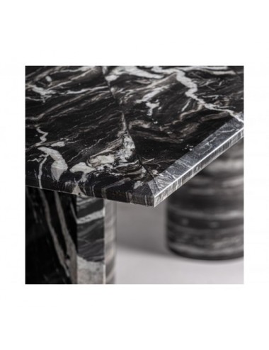 Mesa Comedor Gautby Mármol 240x120x75 Estilo Contemporáneo - 3