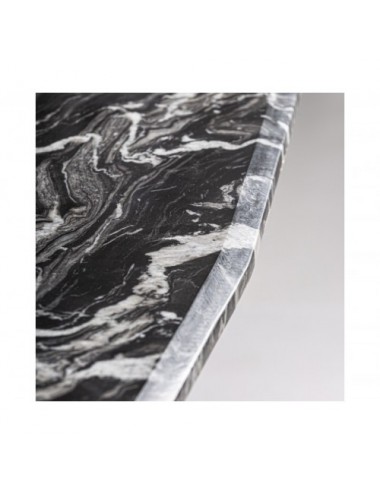 Mesa Comedor Gautby Mármol 240x120x75 Estilo Contemporáneo - 4