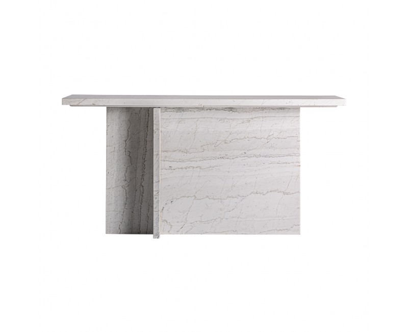 Consola Khat Mármol 160x45x80 Estilo Contemporáneo - 1