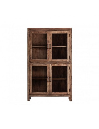 Vitrina Selby Madera Recuperada 120x46x198 Estilo Rústico - 1